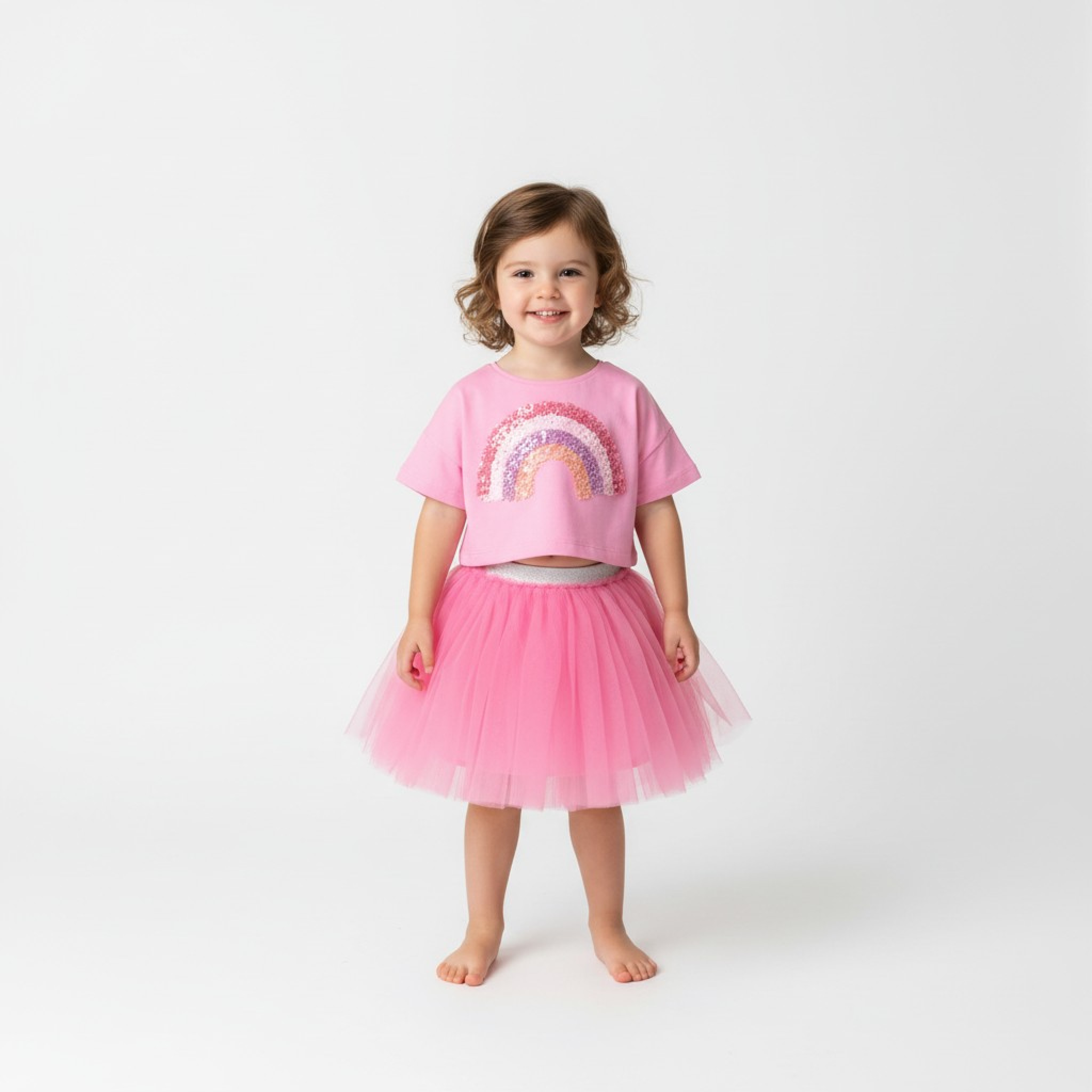 Miss H14027 * MIH14027p Rainbow Tutu Set ( 3-5 years)