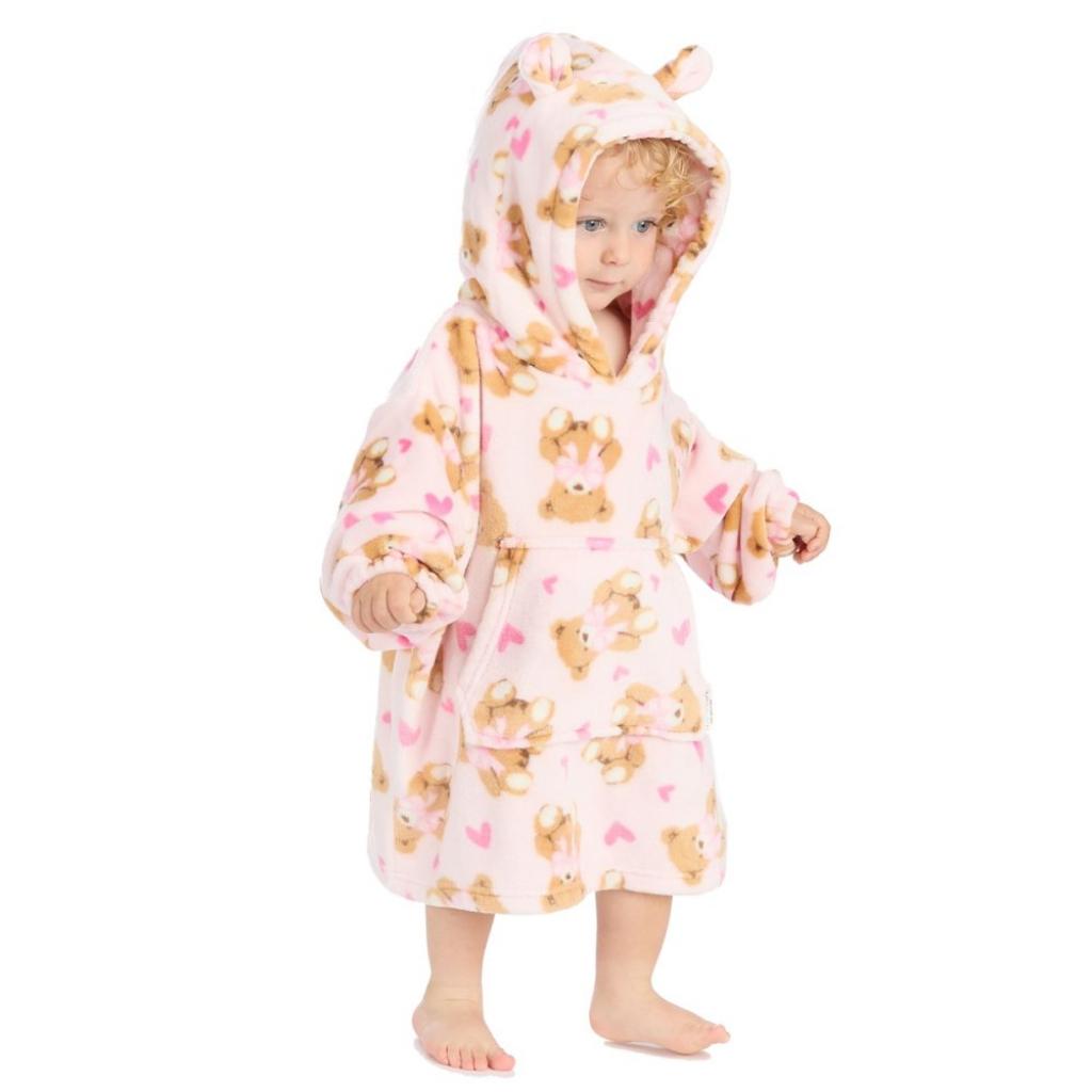 MiniKidz 18C1078  MK18C1078 Teddy Oversize Hoodie (18m - 3 years)