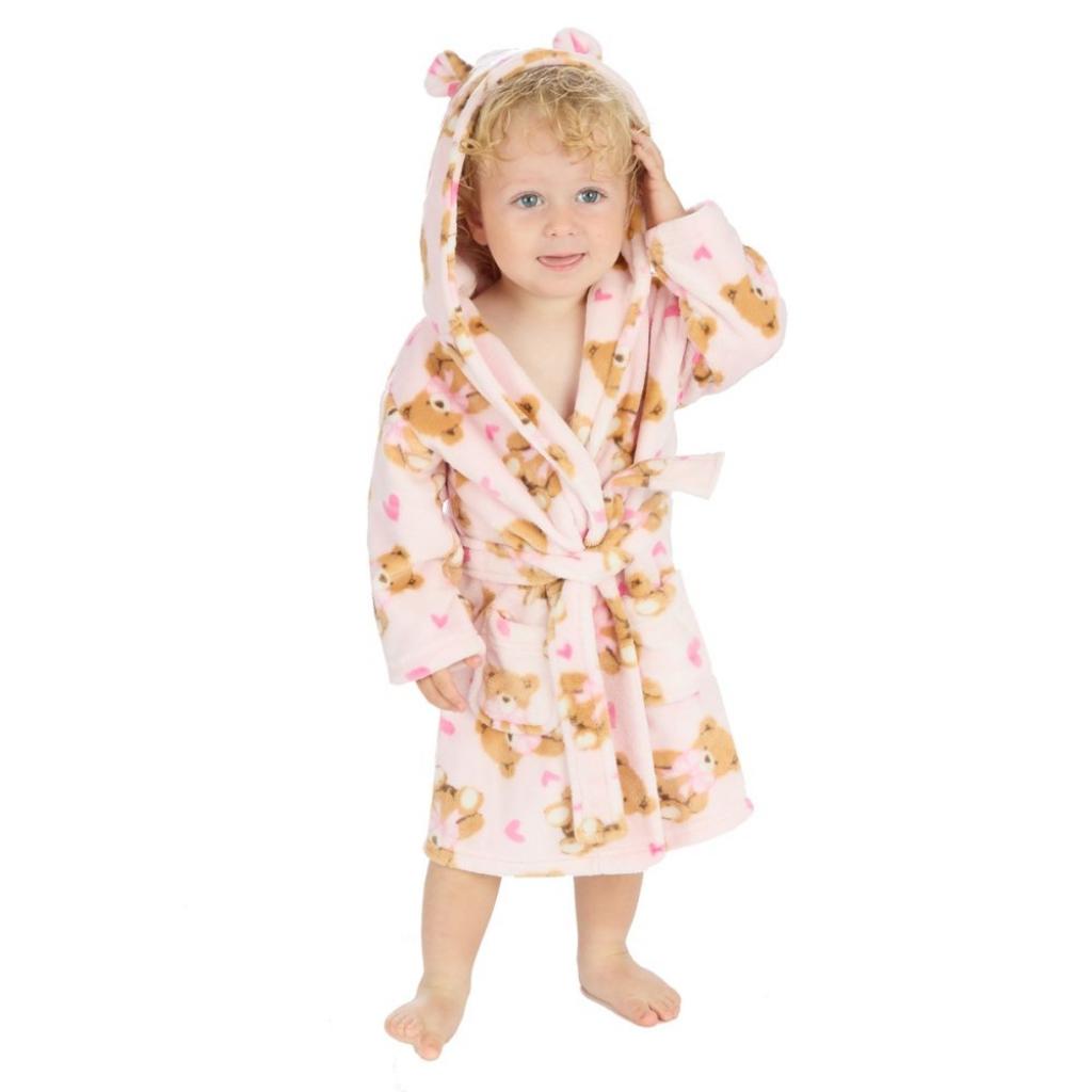 MiniKidz 18C1078  MK18C1082 Teddy Dressing Gown  (6-24 months)