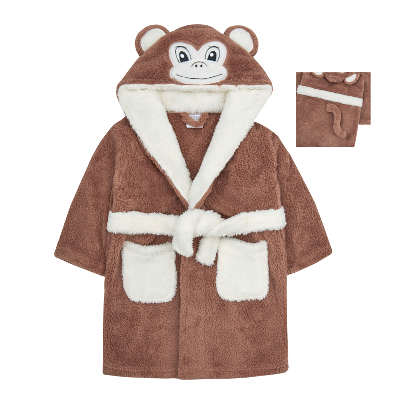 MiniKidz  5056188214178 MK18C519 "Monkey" Robe (2-6 years)