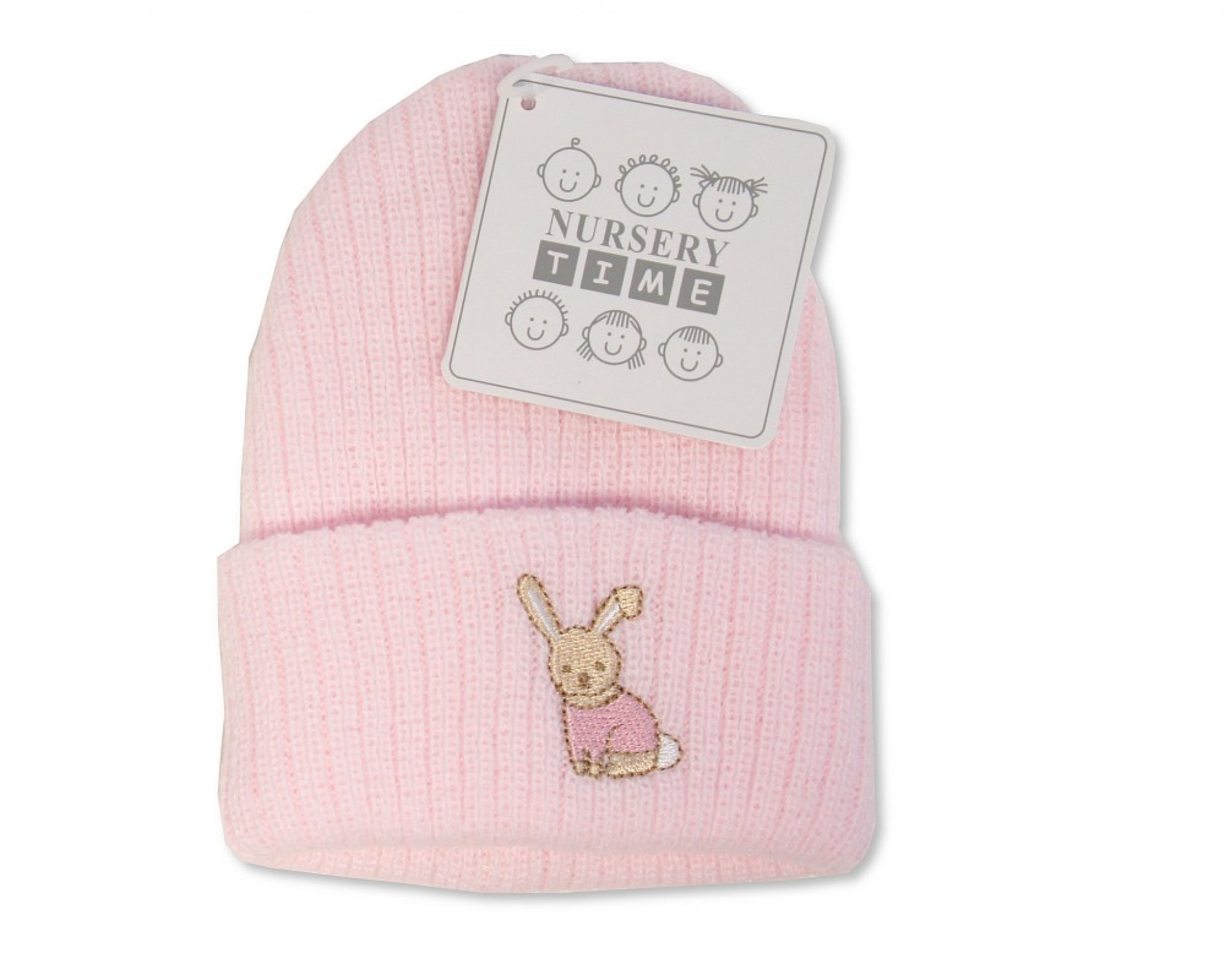 My Little Chick  5035320044620 ML0503-0462P Pink Knitted "Rabbit" Hat (One Size)