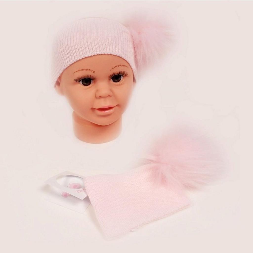 My Little Chick  5035320416274 ML0503-0627P Pink Knitted Headband with Pom