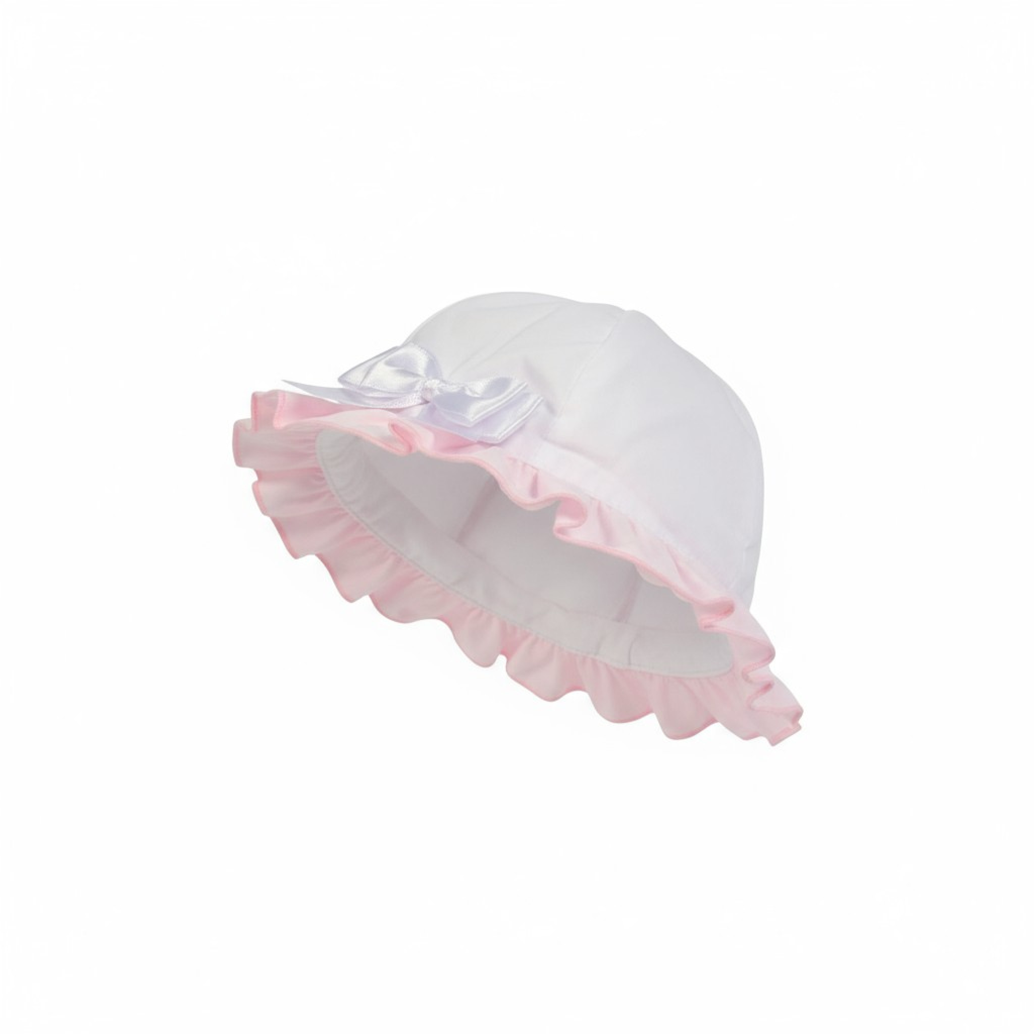 My Little Chick BW-0503-0628 5035320036281 ML0503-628-SMW "Bow" Summer Hat (0-12 months)