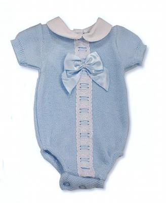 My Little Chick BW-10-093 503532010093 7 ML10-093-s Ribbon Romper (Newborn - 9m)