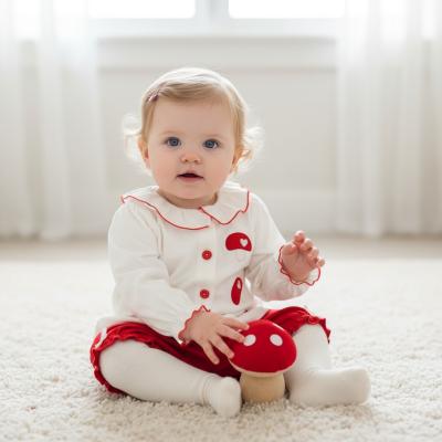 JF20-2719  "Mushroom" Short Set  (NB-6 months)