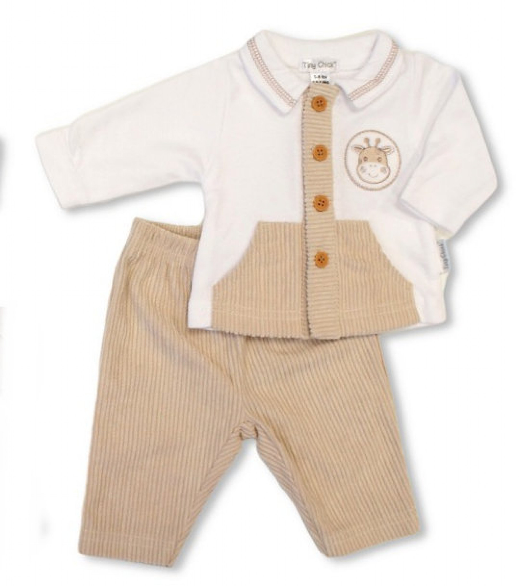 My Little Chick BIS-20-727 5035320707273 ML20-727T Corduroy "Giraffe" 2 Piece Set (3-8lbs)