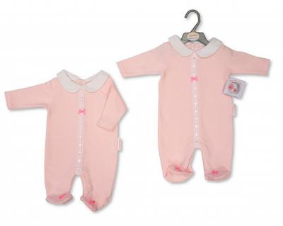 My Little Chick BIS-2020-2492P 503532042492 ML2020-2492P Lace  All in one (Newborn - 6 months)