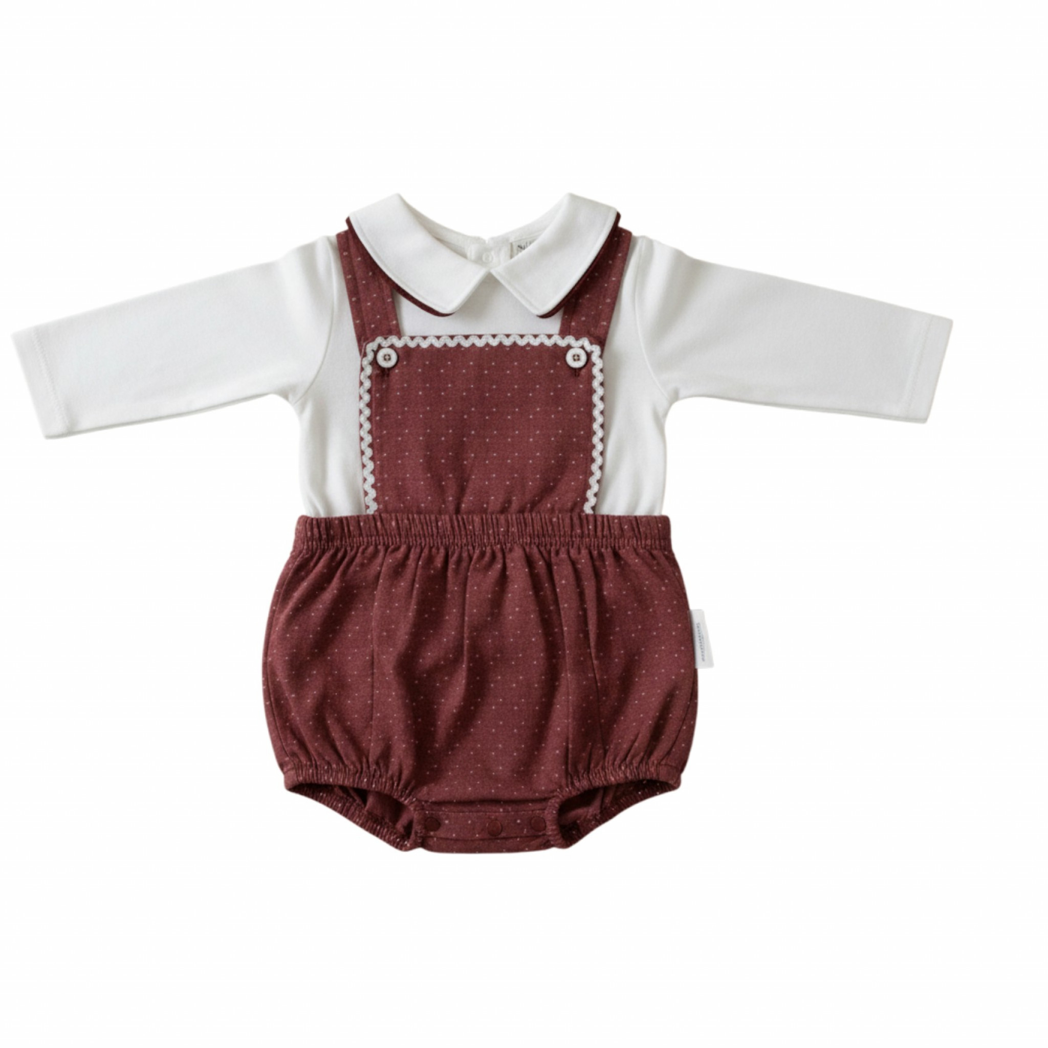 My Little Chick BIS-2020-2498 5035320024981 ML2020-2498 Short Dungaree Set (NB-6m)