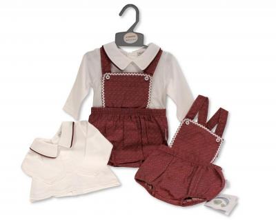 My Little Chick BIS-2020-2498 5035320024981 ML2020-2498 Short Dungaree Set (NB-6m)