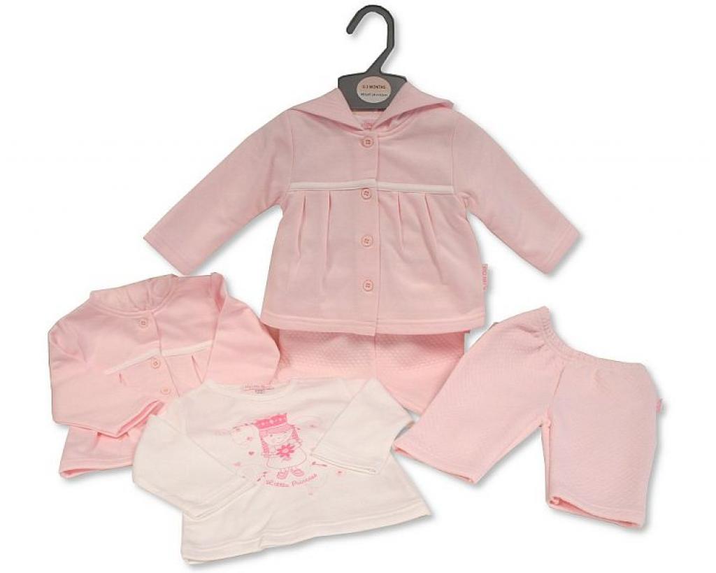 My Little Chick Bis-2020-2506 All sizes=503532002507 0 ML2020-2507 Honeycomb "Princess" Outfit  (Newborn - 6m)