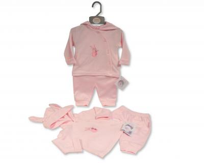 My Little Chick BIS-2020-2559 5035320025599 ML2020-2559P "Bunny" Two Piece Set (NB-6 months)