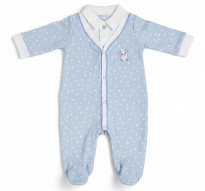 My Little Chick BIS-2020-2562 All sizes = 5035320025629 ML2020-2562 "Bear and Stars" All In One (NB-6 months)