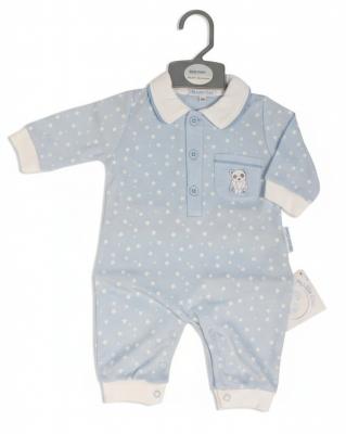 My Little Chick BIS-2020-2564 All sizes = 5035320025643 ML2020-2564 "Bear and Stars" Romper (NB-6 months)