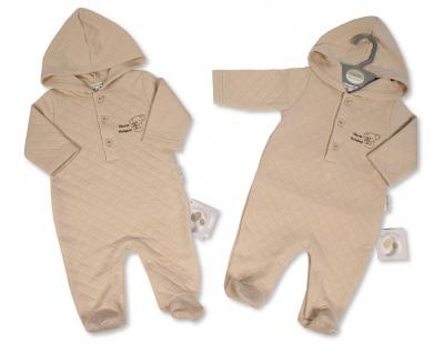 My Little Chick BIS-2020-2588 All sizes = 5035320025889 ML2020-2588T Quilted "New to the World" All In One (NB-6m)