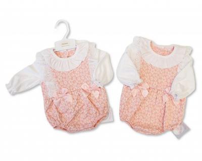 My Little Chick Bis-2020-2627 503532012627 ML2020-2627 Floral Dress Set ( Newborn- 9 months)