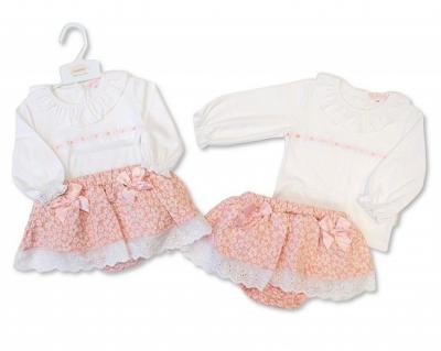 My Little Chick 503532012628 * ML2020-2628 Floral Jam Pant Skirt Set ( Newborn - 9 months)