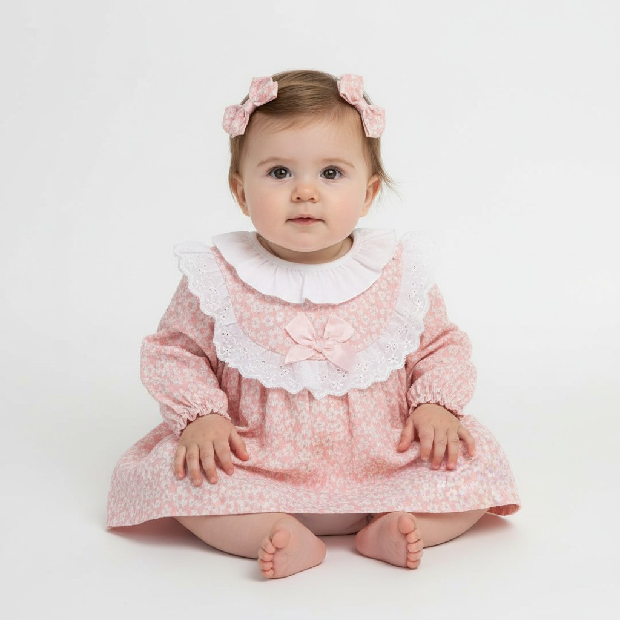 My Little Chick  * ML2020-2630 Floral Dress Set ( Newborn- 9 months)