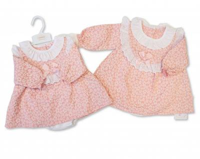 My Little Chick  * ML2020-2630 Floral Dress Set ( Newborn- 9 months)