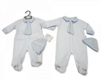 My Little Chick BIS-2100-2254 5035302422545 ML2099-2254W All In One Set "Tie" (Newborn - 6 months)