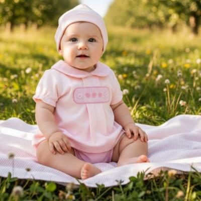 ML2100-2259-P  Striped "Cherries" Two Piece Set  (NB - 6m)