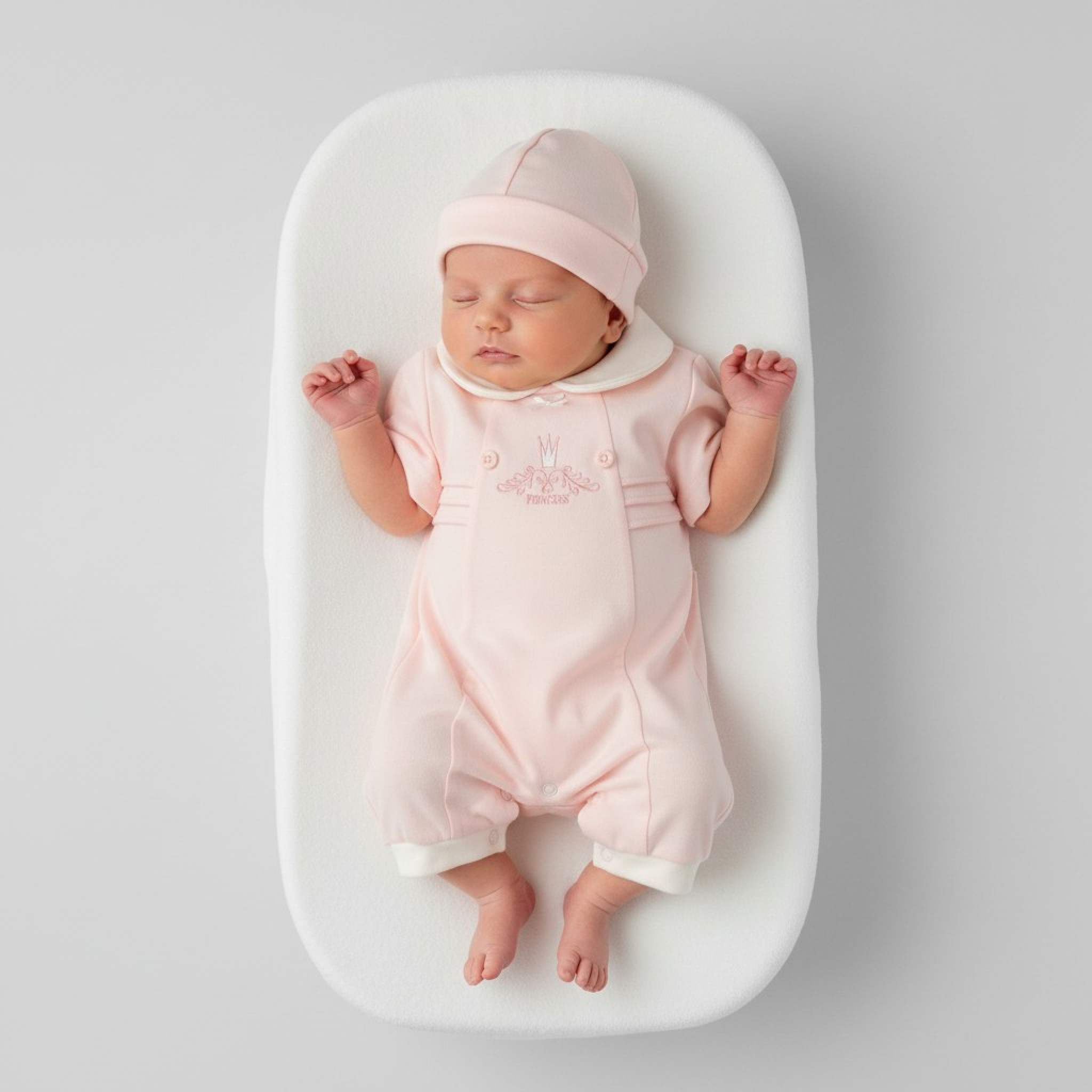 My Little Chick BIS-2100-2274 5035320422749 ML2100-2274-P "Princess" Romper Set (NB - 6m)