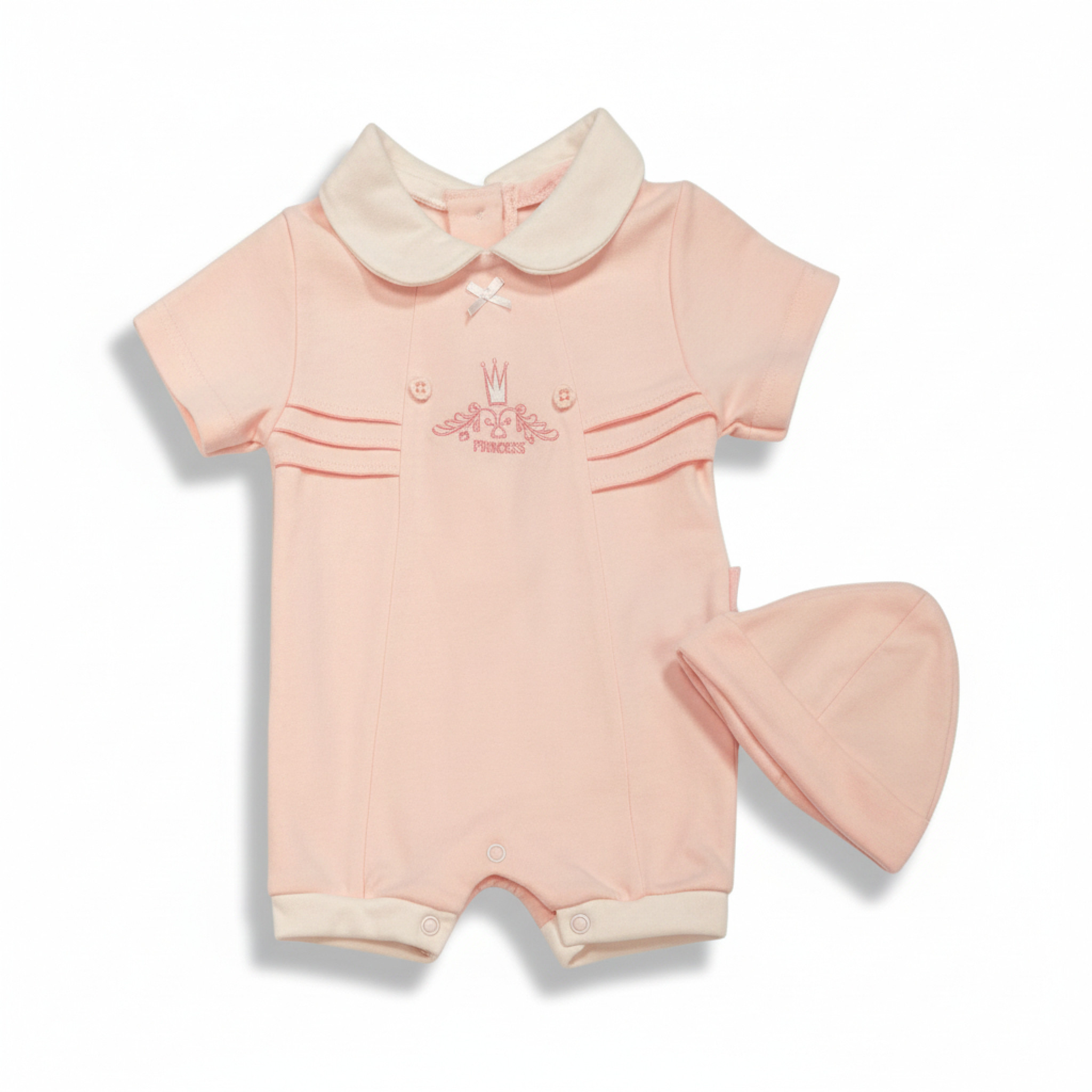 My Little Chick BIS-2100-2274 5035320422749 ML2100-2274P "Princess" Romper Set (NB - 6m)