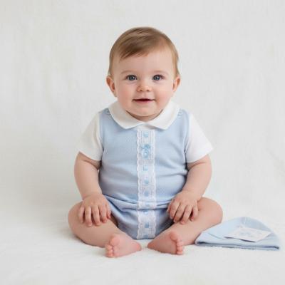 ML2100-2381-S  Pointelle Overall set with hat  (NB-6m)