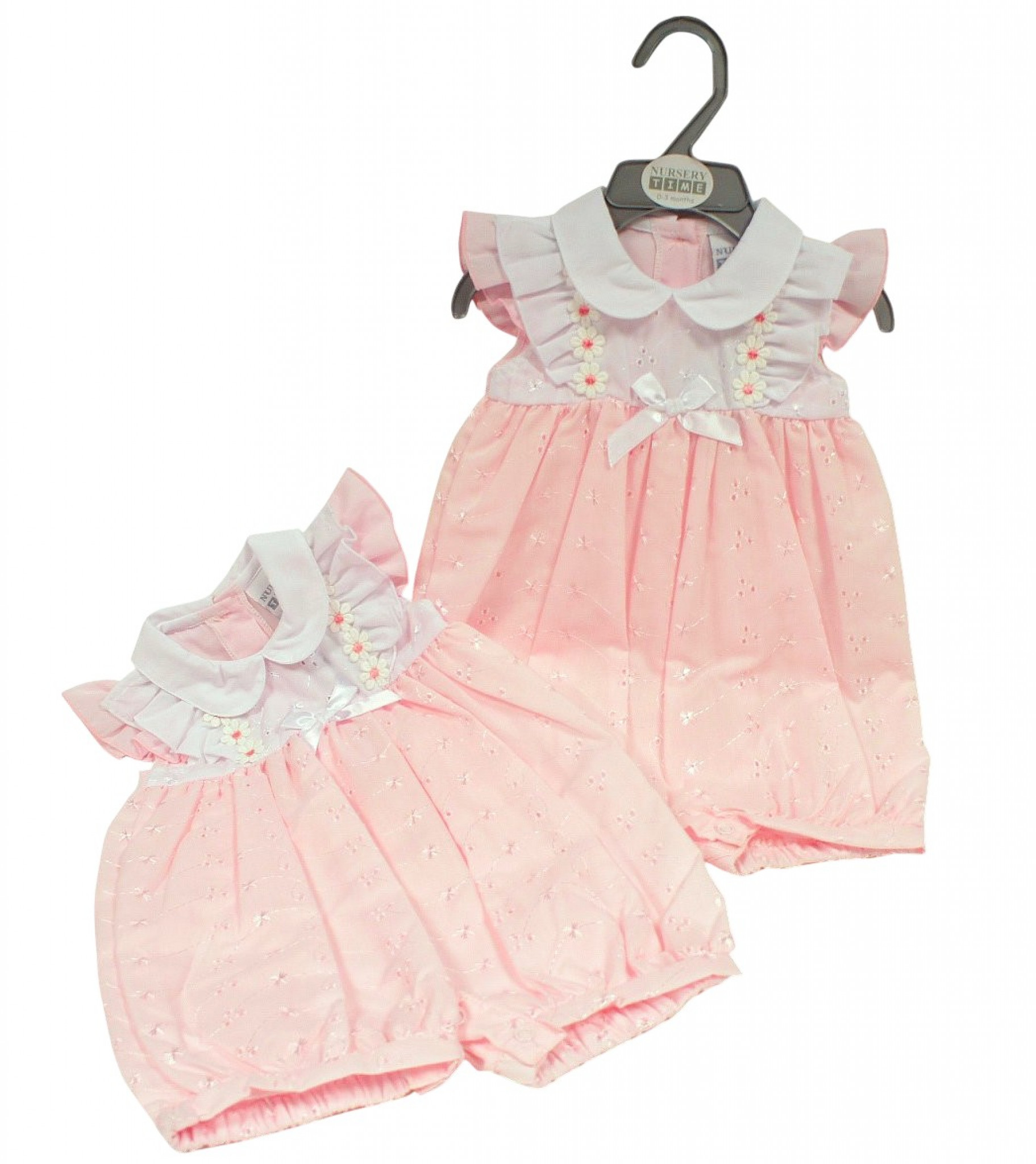 My Little Chick BIS-2120-6161 5035320161617 ML2120-6161P "Daisy and Bow" Romper (Nb-6 months)