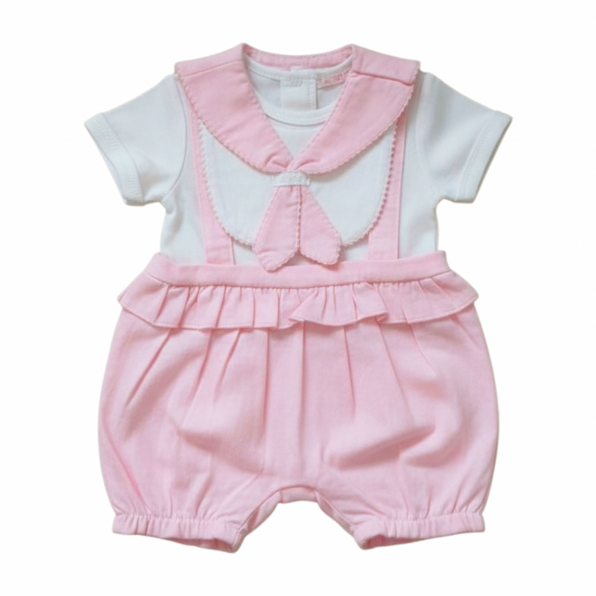 My Little Chick 2120-6195 5035320161952 ML2120-6195P  Romper Set with bib (Newborn - 6 months)