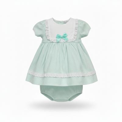 My Little Chick 2120-6209 5035320162096 ML2120-6209G "Bow and Lace" Dress Set (Newborn - 6 months)