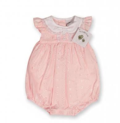 My Little Chick 2120-6255 5035320162553 ML2120-6255 Broderie Anglaise Romper (NB-6m)