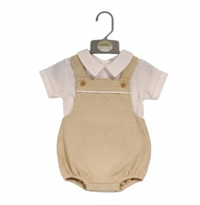 My Little Chick Bis-2120-6332 5035320163321 ML2120-6332T Short Dungaree Set (NB-6 months)