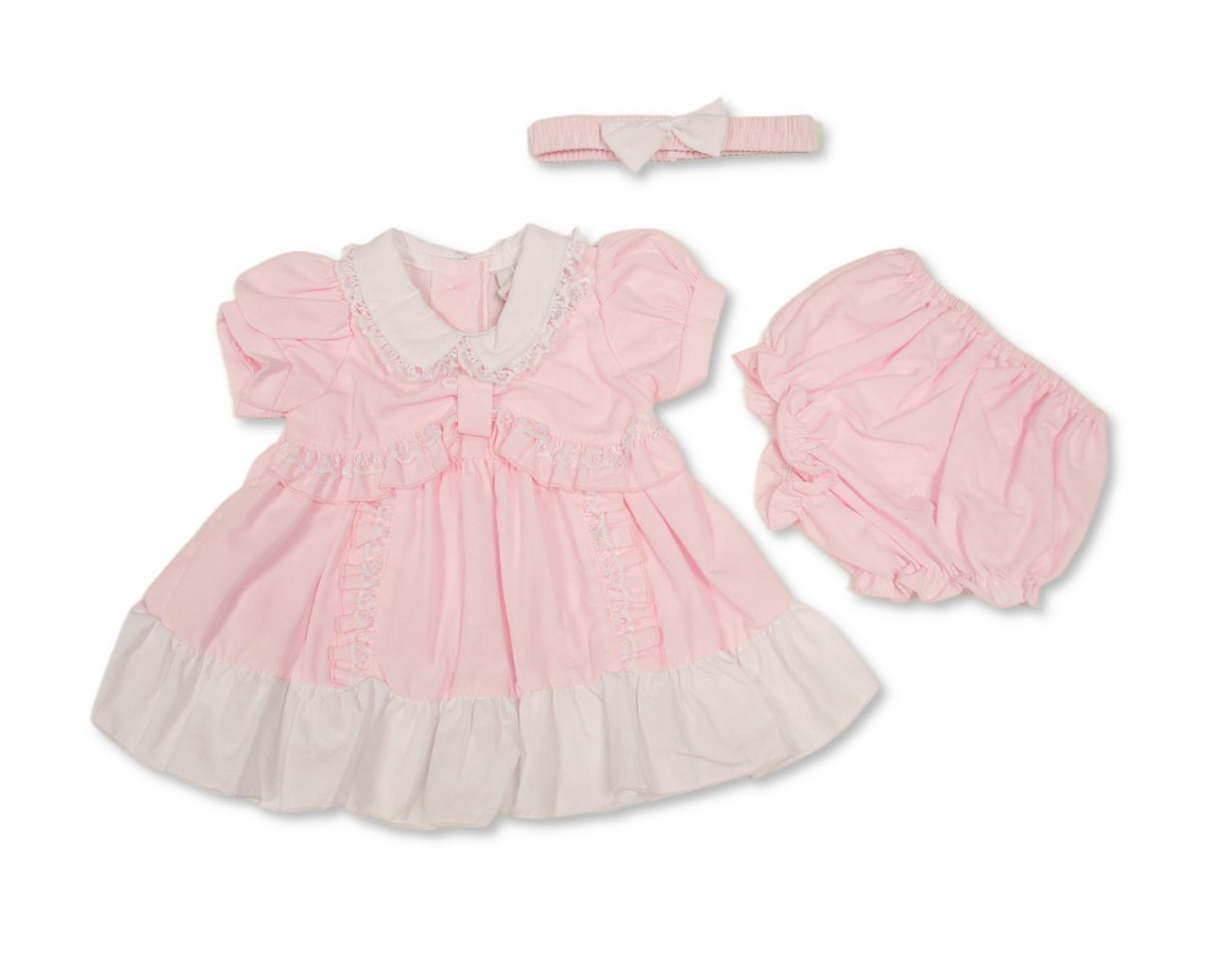 My Little Chick BIS2120-6367 5035320063676 ML2120-6367 Ruffles and Lace Dress Set (6-24 months)