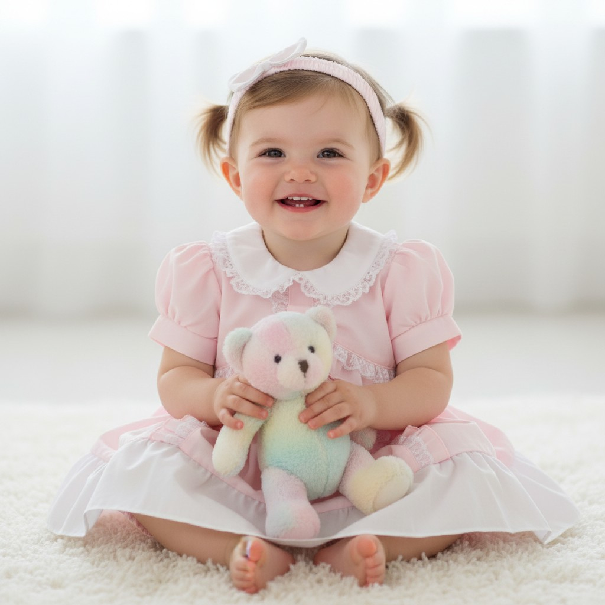 My Little Chick BIS2120-6367 5035320063676 ML2120-6367 Ruffles and Lace Dress Set (6-24 months)