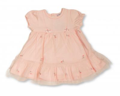 My Little Chick   ML2120-6392P Mesh and embroidered dress ( newborn - 9 months)