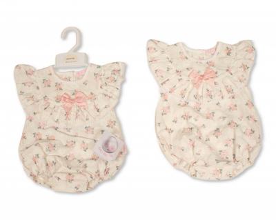 My Little Chick ML2120-6400  ML2120-6400 Floral Romper  ( Newborn - 6 months)