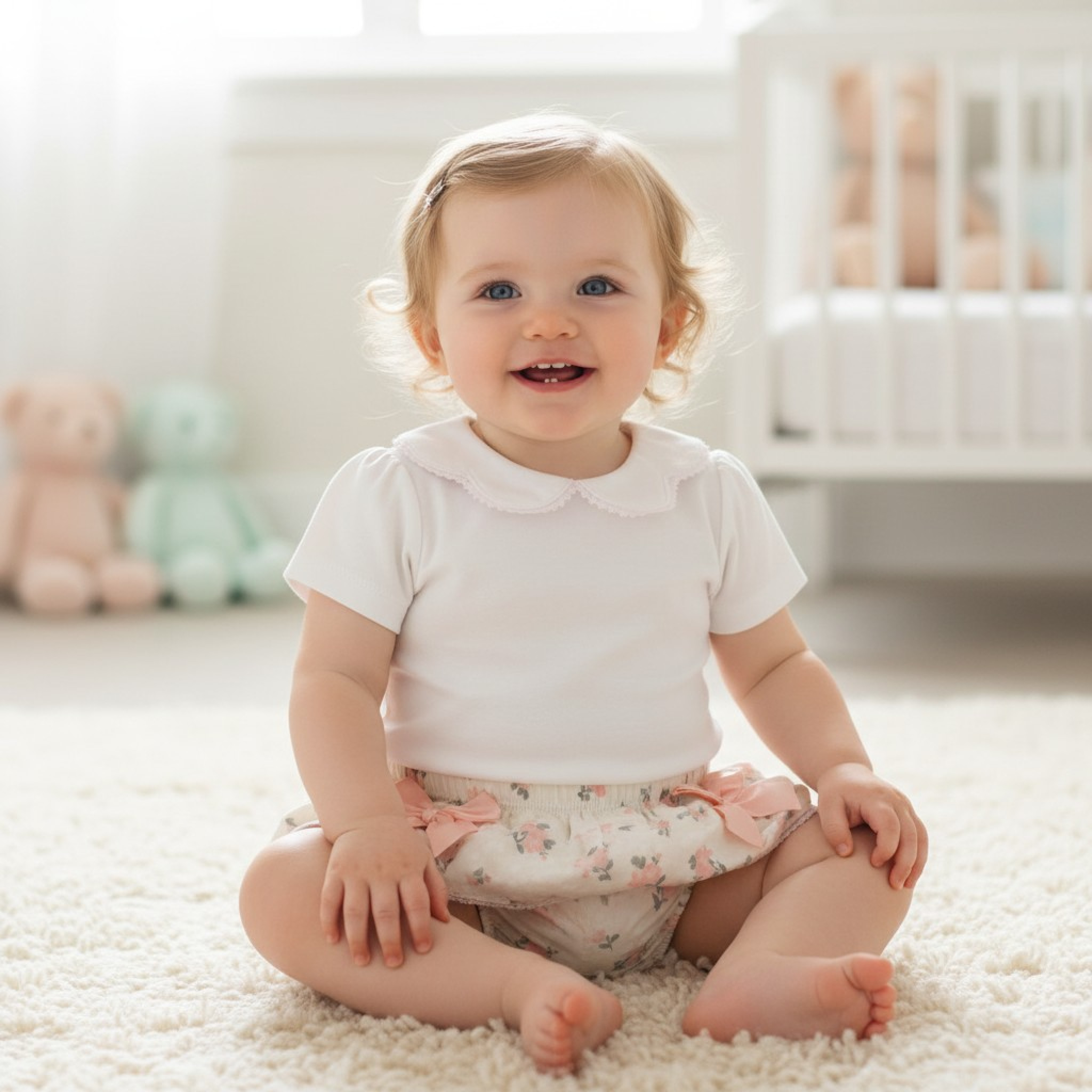 My Little Chick   ML2120-6401P Floral Jam Pant Set ( Newborn - 9 months)