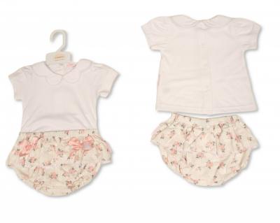 My Little Chick   ML2120-6401 Floral Jam Pant Set ( Newborn - 9 months)