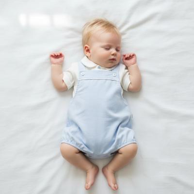 ML2120-6427S  Dungaree Romper  (Newborn - 9 months)