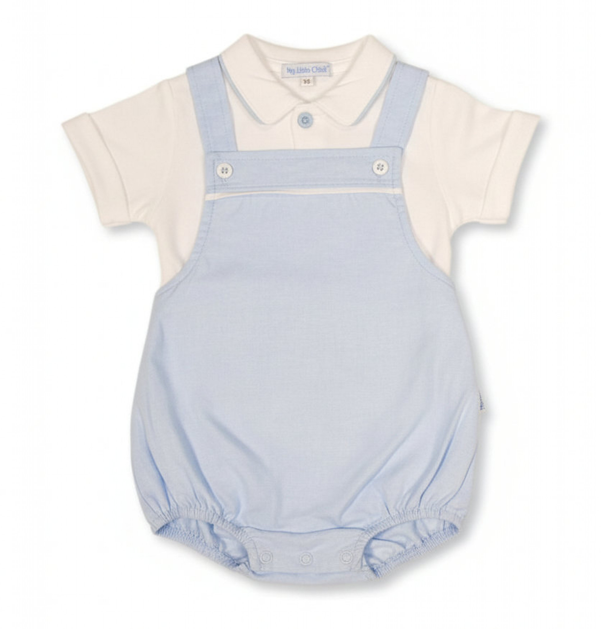 My Little Chick   ML2120-6427 Dungaree Romper ( Newborn - 9 months)