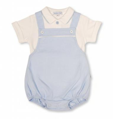 ML2120-6427  Dungaree Romper  ( Newborn - 9 months)