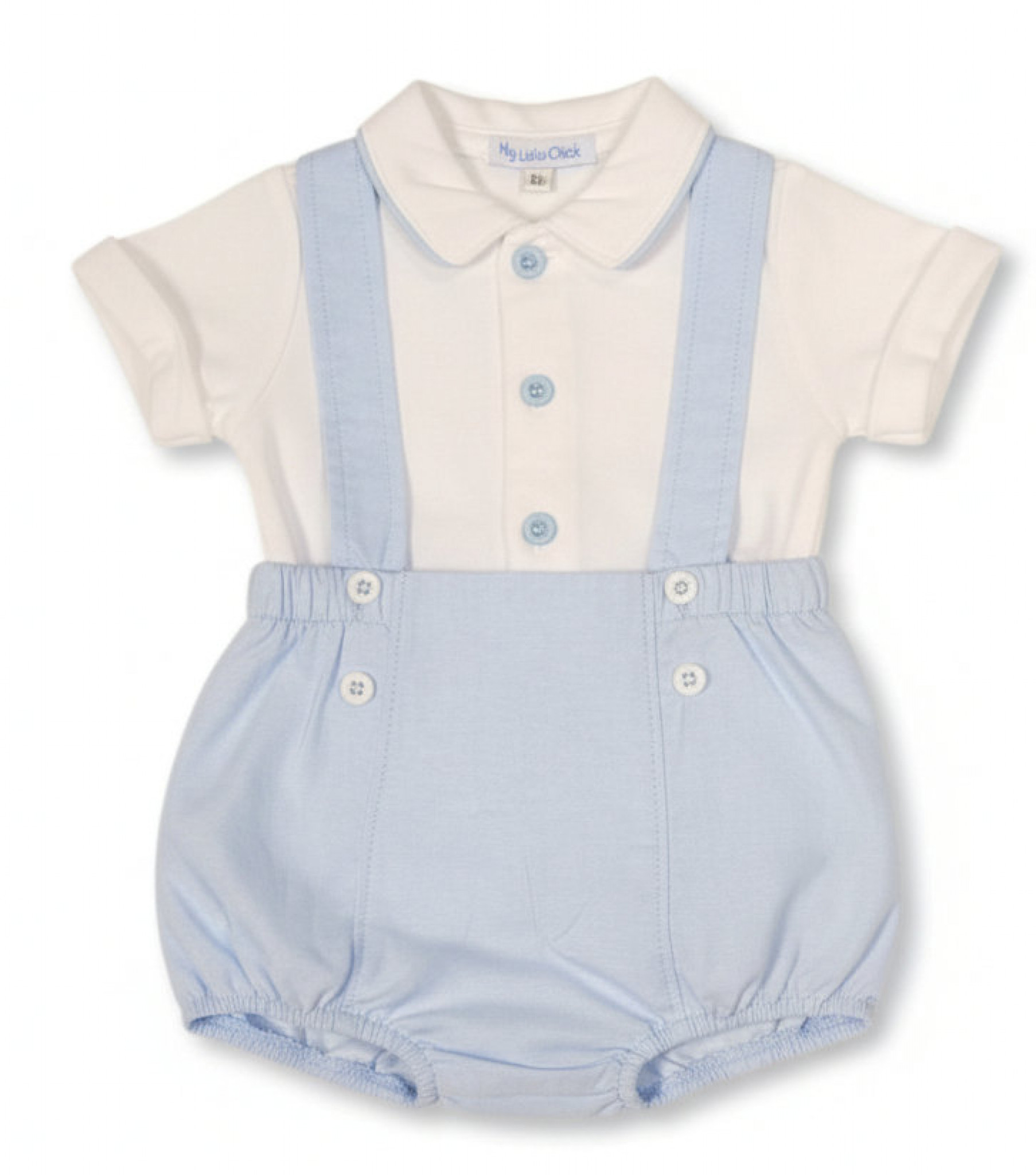 My Little Chick   ML2120-6428 Dungaree romper ( Newborn - 9 months)