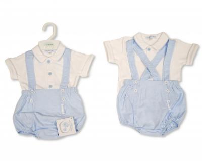 My Little Chick   ML2120-6428 Dungaree romper ( Newborn - 9 months)