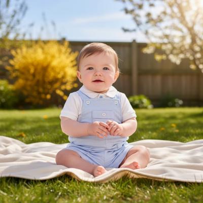 ML2120-6429  Dungaree Set ( Newborn - 9 months)