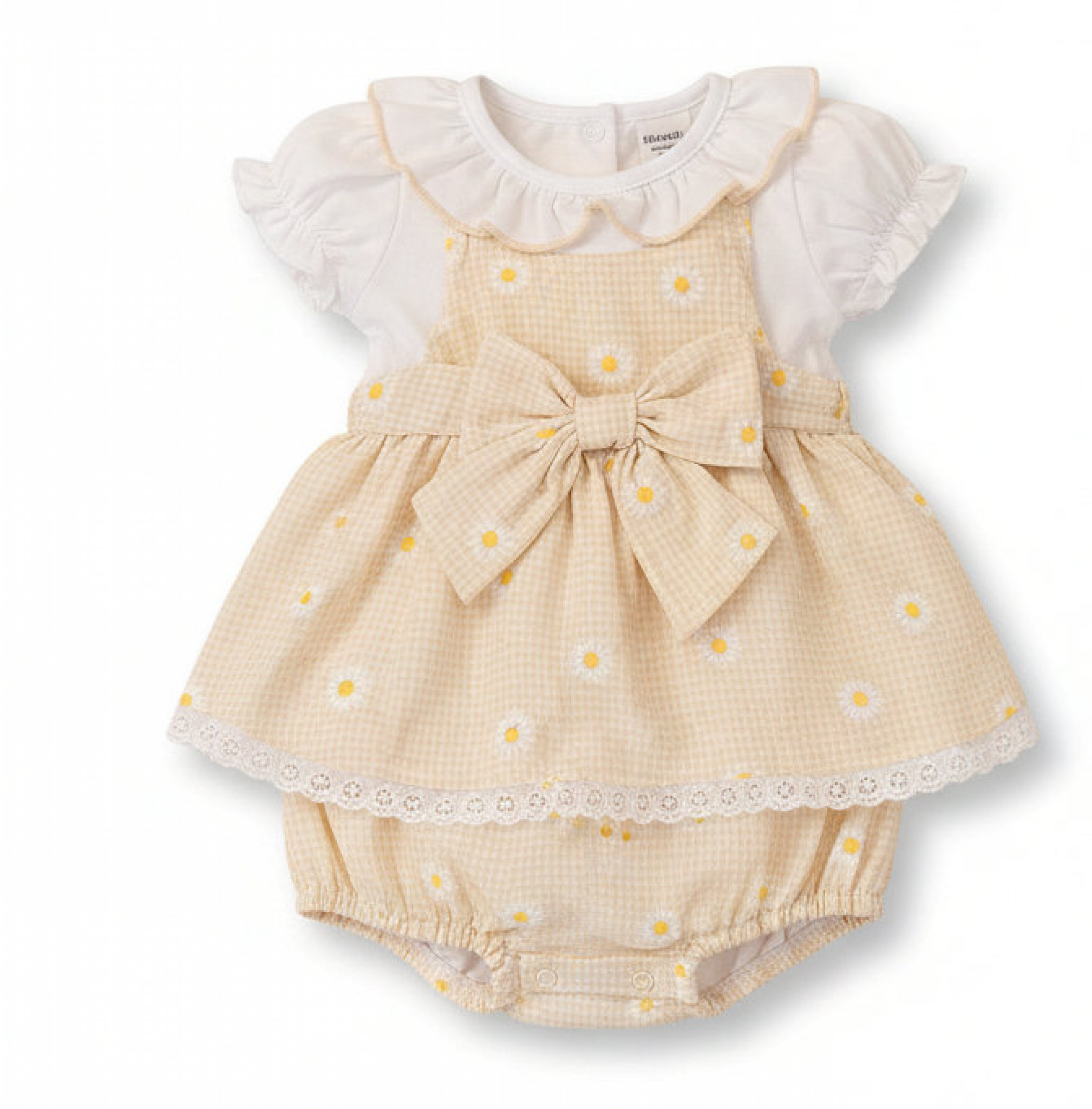 My Little Chick   ML2120-6440 Daisy pinafore Set ( Newborn - 9 months)
