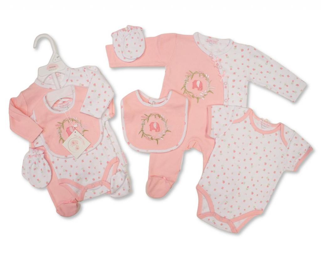My Little Chick GP-25-1331P 5035320256313 ML25-1331P "Elephant" 4 Piece Set (NB-6 months)