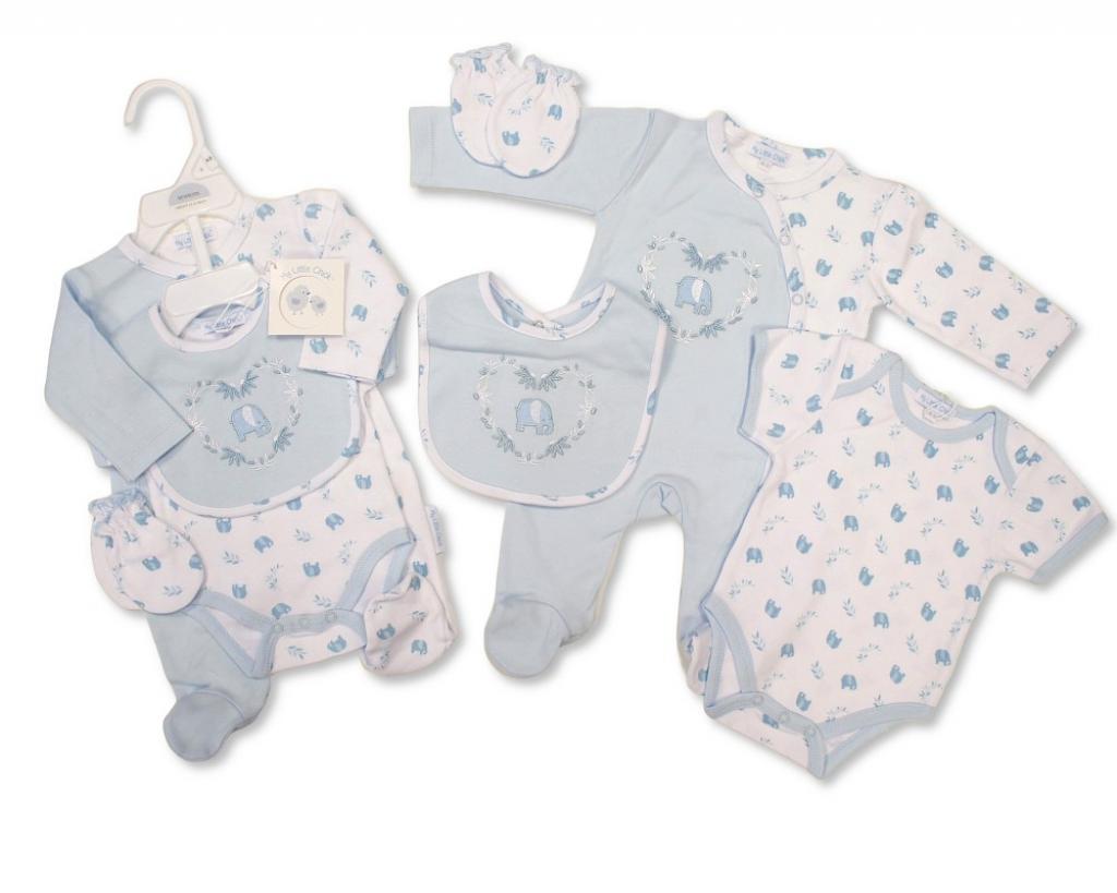 My Little Chick GP-25-1331S 5035320254319 ML25-1331S "Elephant" 4 Piece Set (NB-6 months)