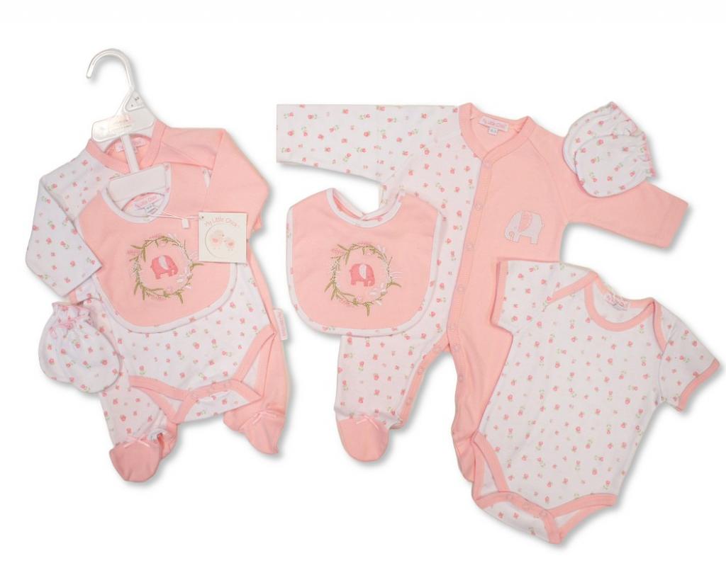 My Little Chick GP-25-1333P 5035320256337 ML25-1333P "Elephant" 4 Piece Set (NB-6 months)
