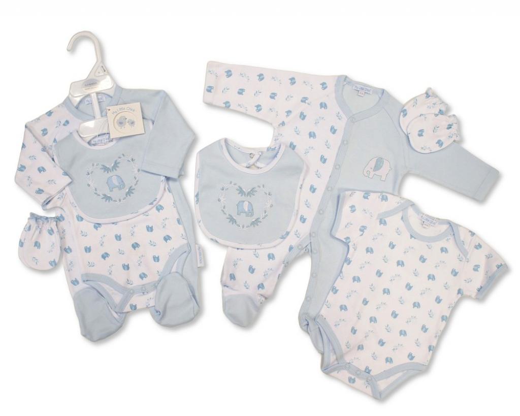 My Little Chick GP-25-1333S 5035320254333 ML25-1333S "Elephant" 4 Piece Set (NB-6 months)