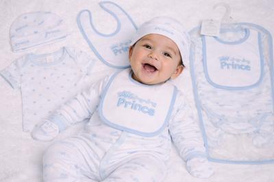 My Little Chick GP-25-1335S  ML25-1335-S "Prince" 5 Piece Set (NB-6 months)